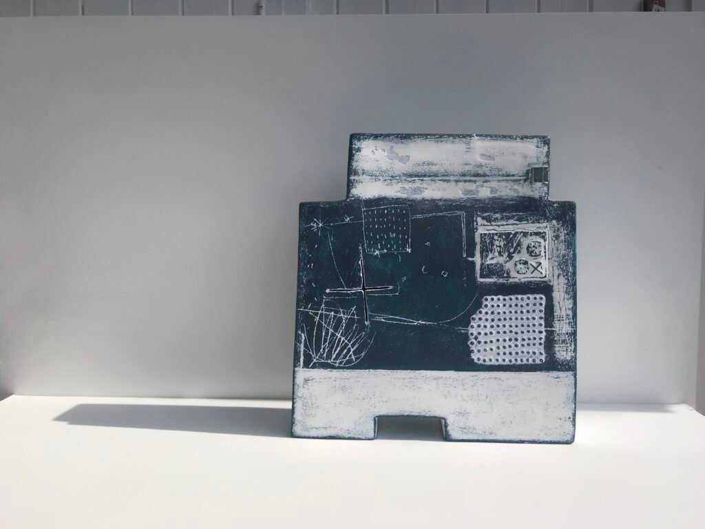 Sarah Jenkins ceramic sculpture: New Territory